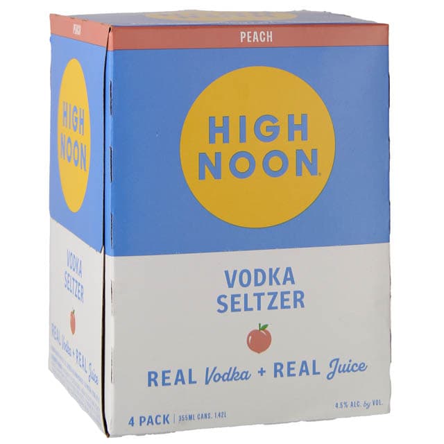 High Noon Peach Tea 4PK