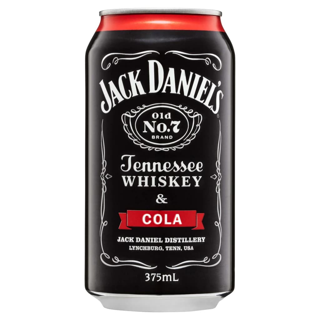 Jack Daniel Coca Cola RTD SNGL/4PK