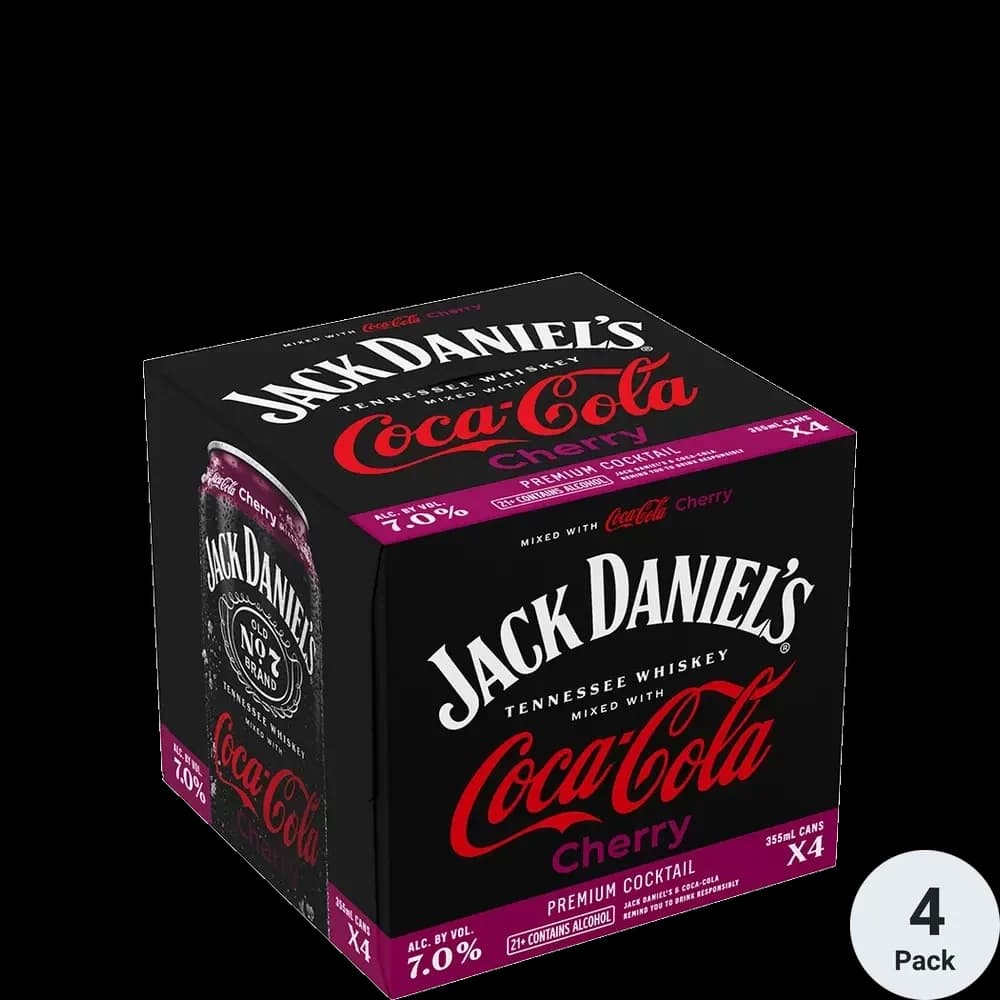Jack Daniel's Cherry Coke RTD 4PK