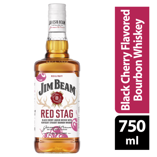 Jim Beam Blk Cherry 24OZ
