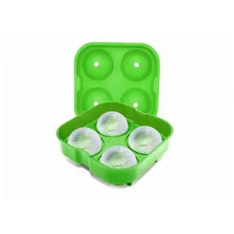 Kolorae Silicine 4 Ball Ice Tray Green KOL-35639-GN