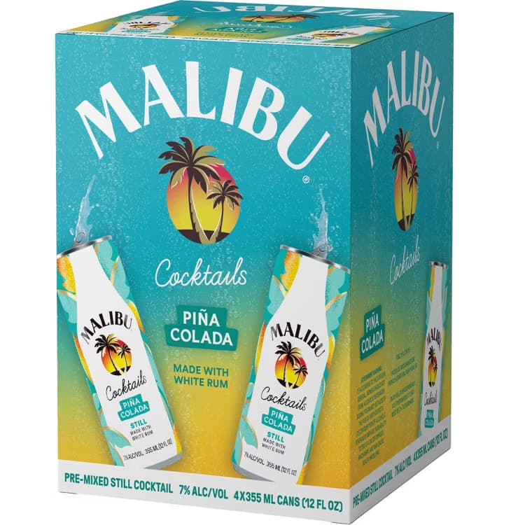 Malibu Cktl Pina Colada 4PK