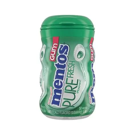 Mentos Pure Fresh Spearmint Gum 15CT