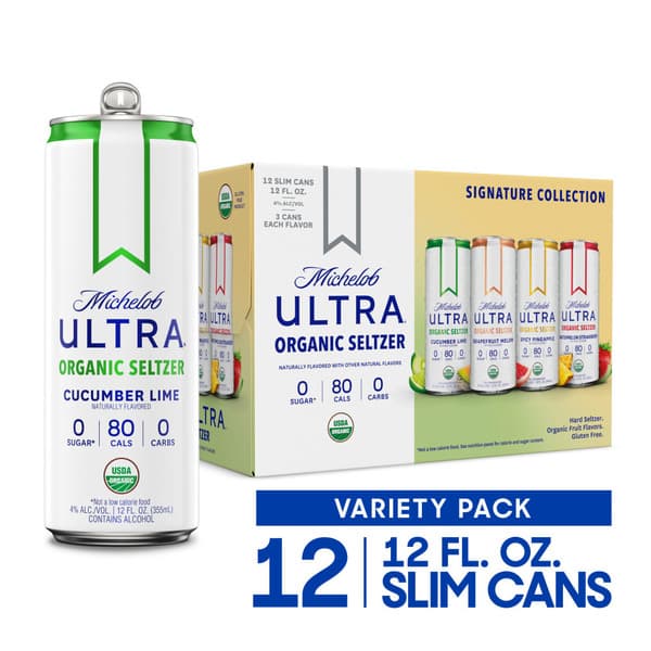 Michelob Ultra Seltzer Variety Pk 12 Oz 12 Pk Can