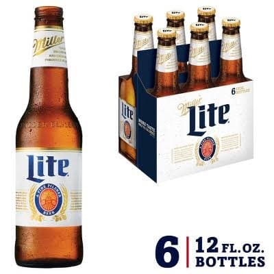 Miller Lite 6PK Bottles