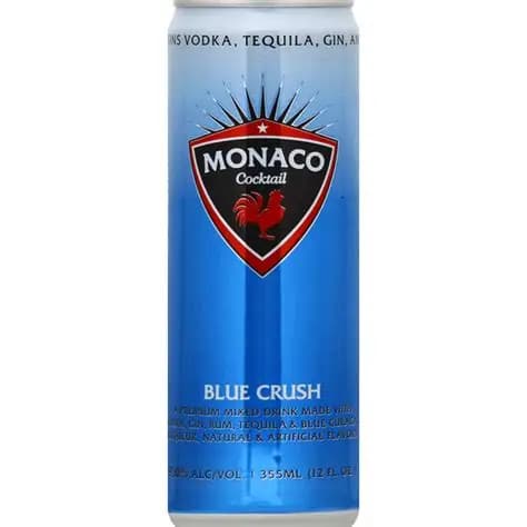 Monaco Blu Crush Can 12OZ Sngl