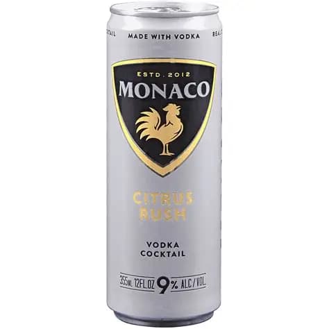 Monaco Citrus Rush Vodka 12OZ Sngl