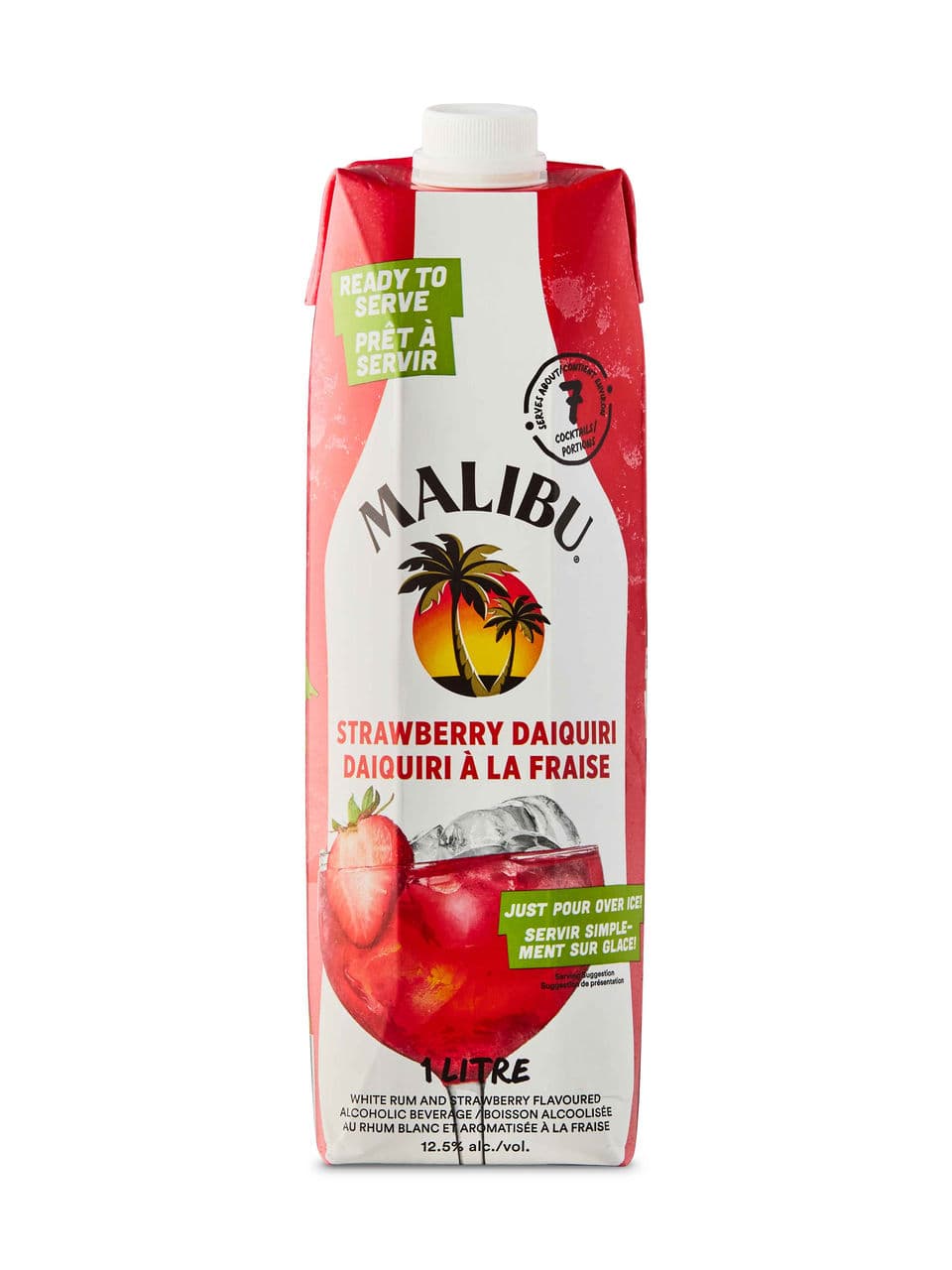 Malibu Strawberry Daiquiry 1L