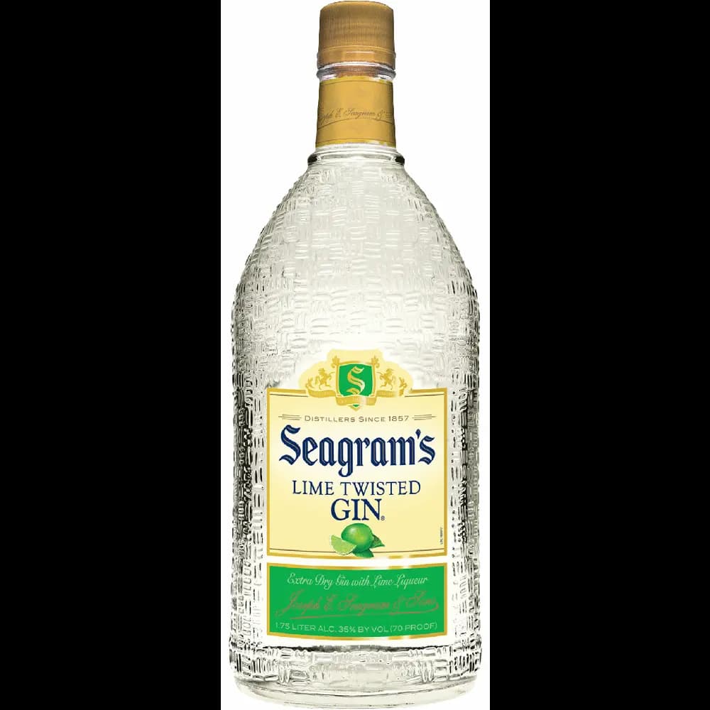Seagrams Extra Dry Gin Lime 750ML