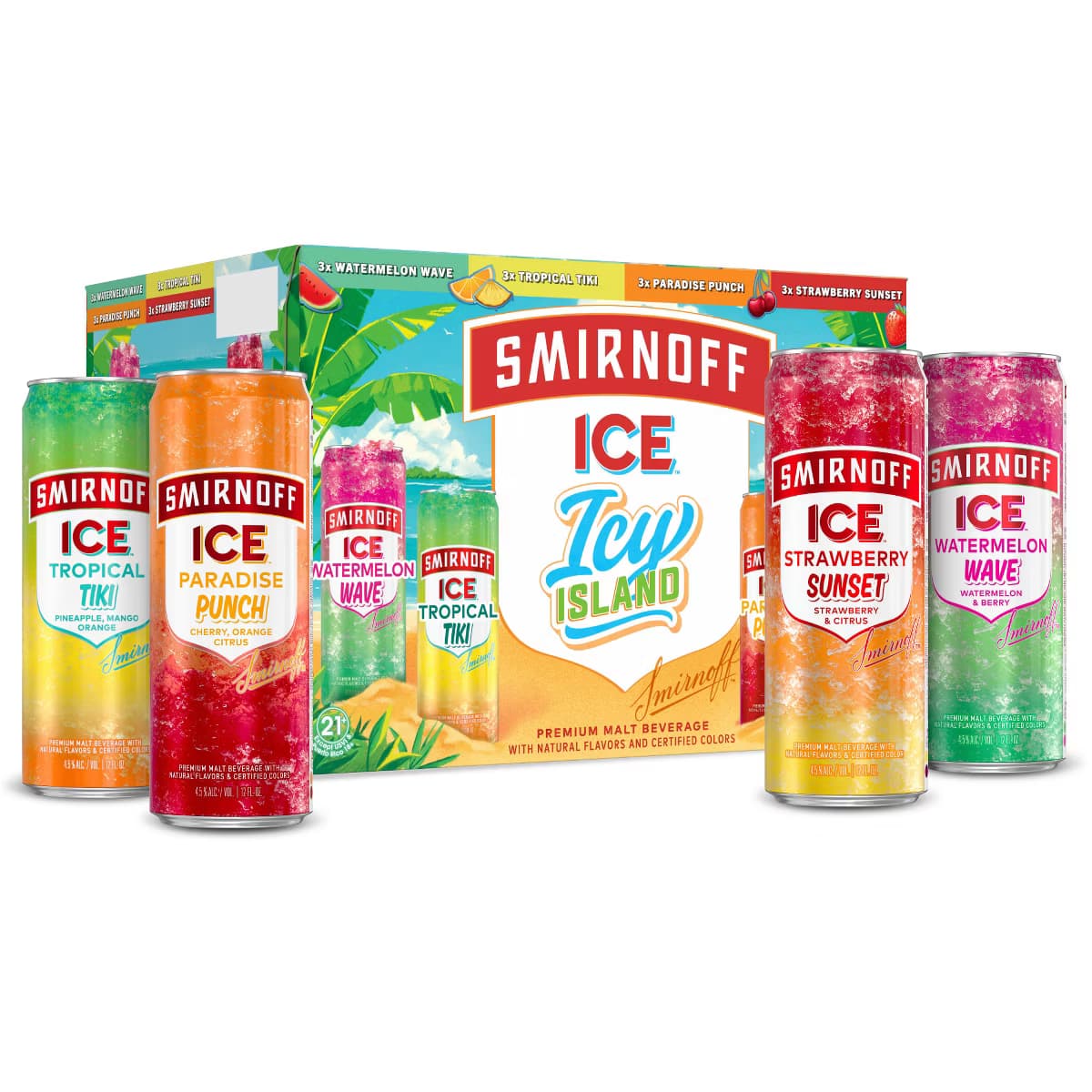 Smirnoff Ice Icy Island 12PK 12OZ Cans