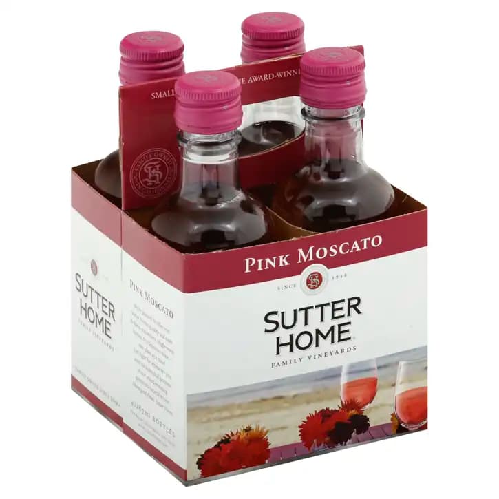 Sutter Home Pink Moscato 4PK 187ML