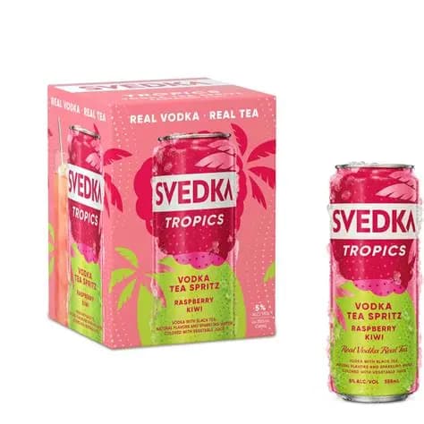 Svedka Raspberry Kiwi 4PK Can