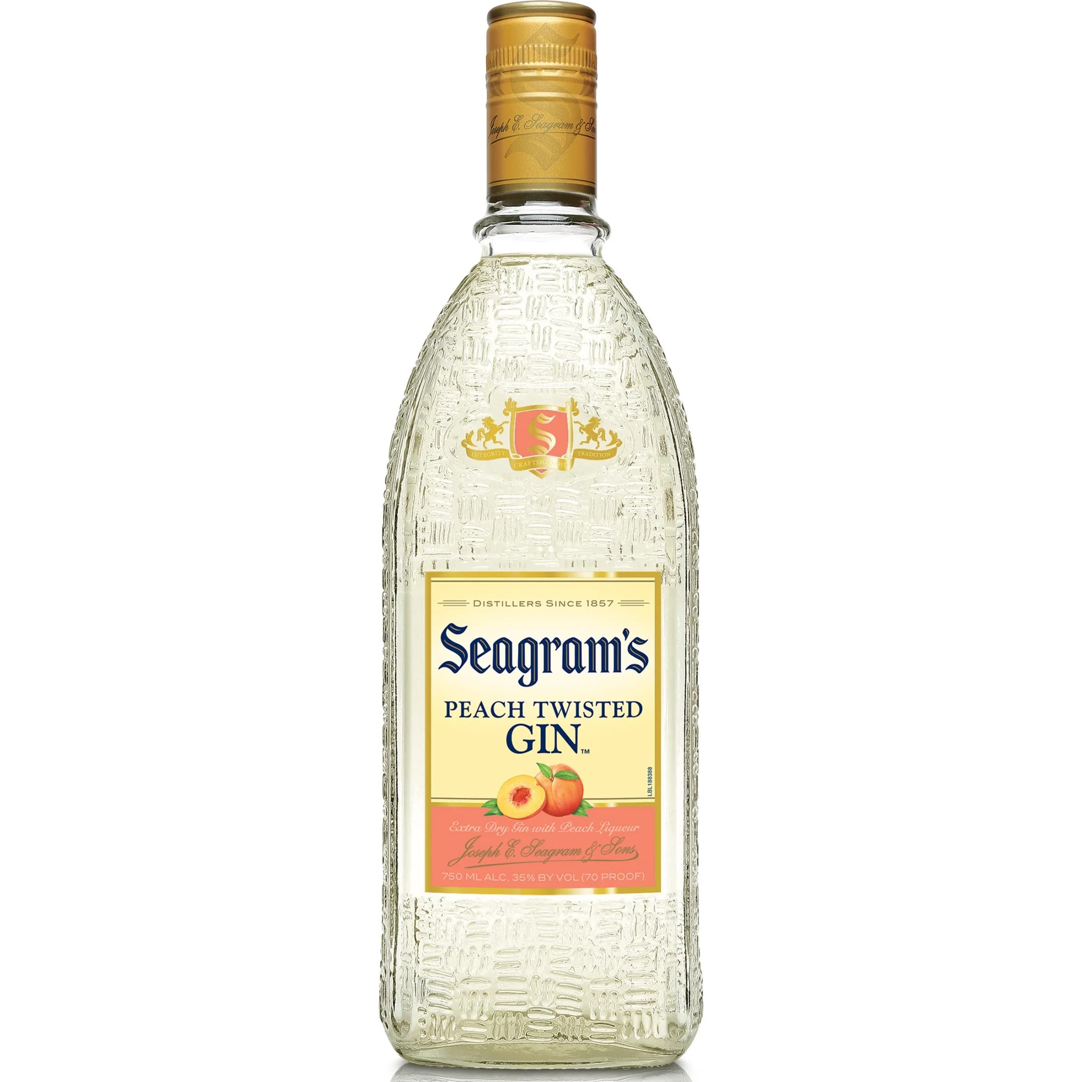 Seagrams Extra Dry Gin Peach 750ML