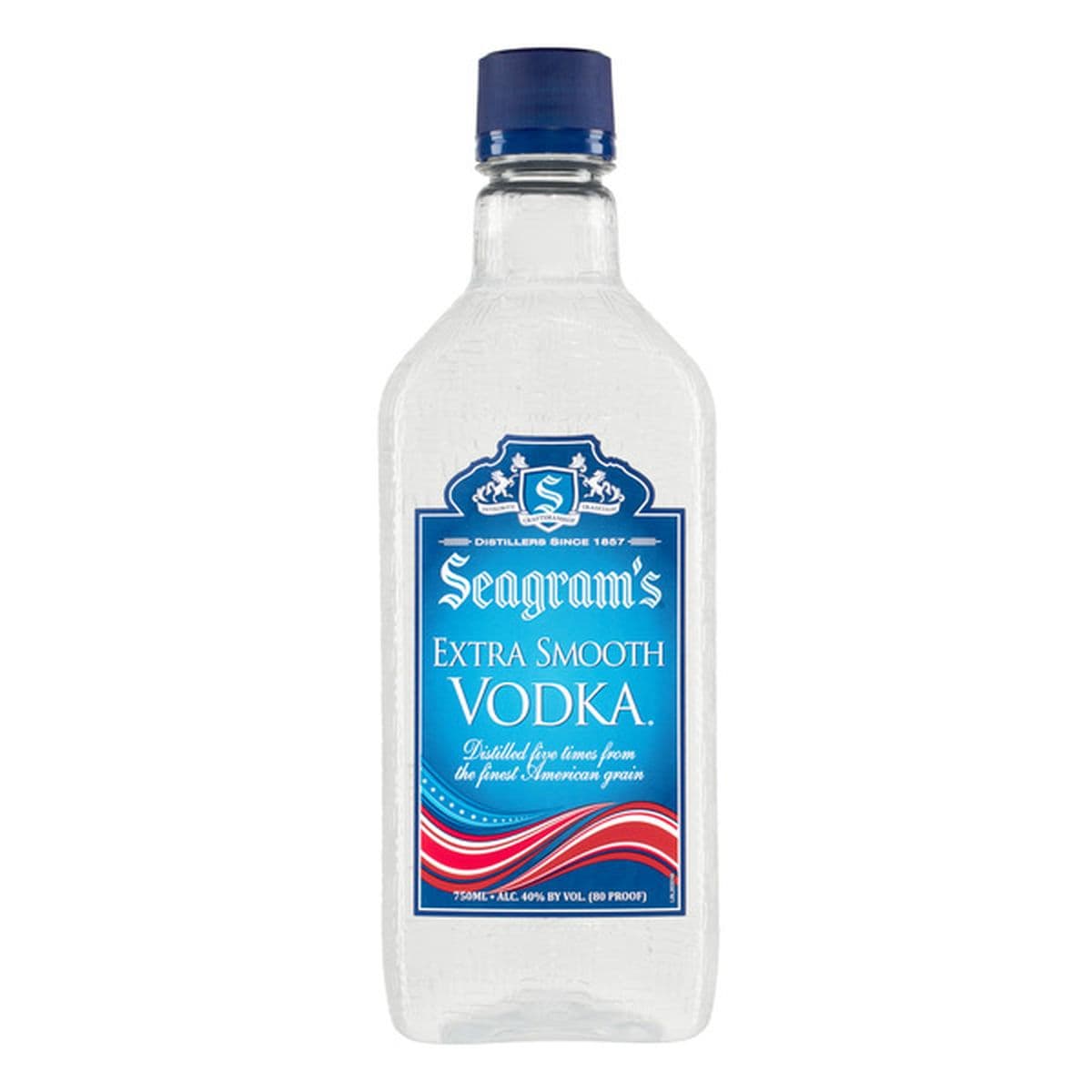 Seagrams Extra Smooth Vodka 750ML Plastic