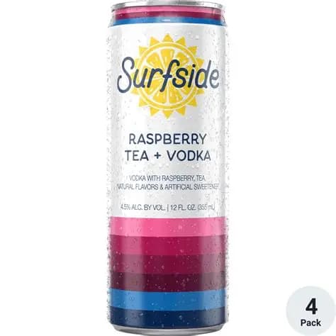 Surfside Raspberry Tea + Vodka 4pk
