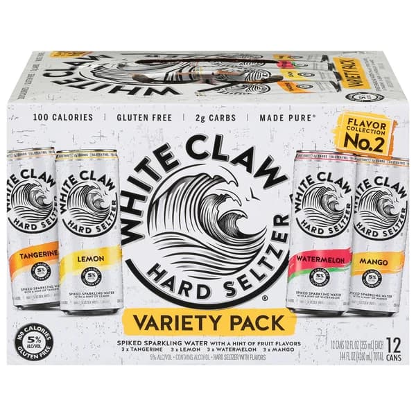 White Claw Seltzer Variety #2 SNGL/12PK