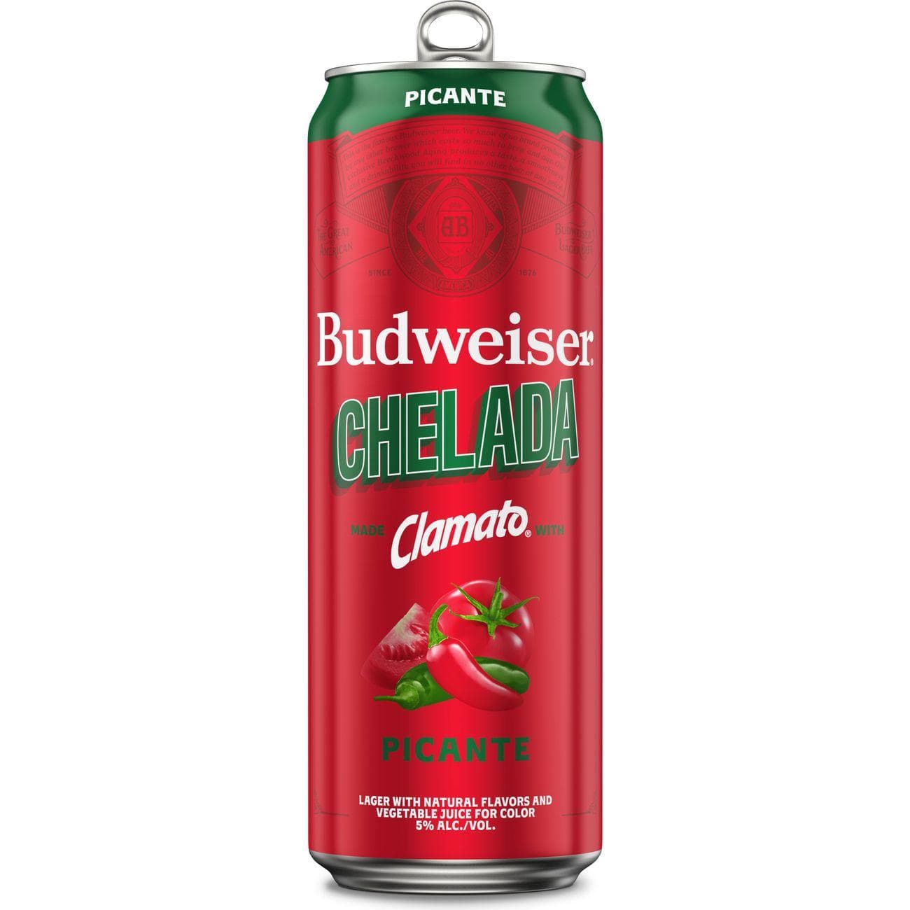 Budweiser Chelada Picante 24 Oz - Clearance Dno
