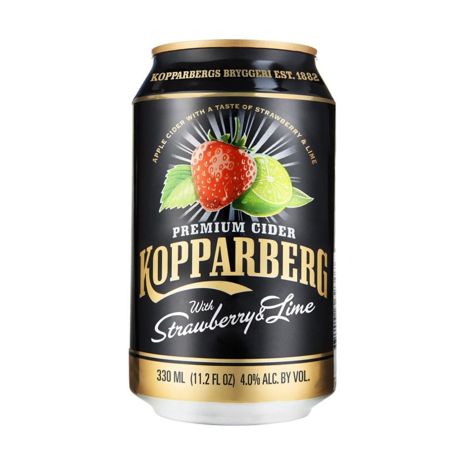Kopparberg Straw/Lime SING/4PK 11.2 Fl.Oz